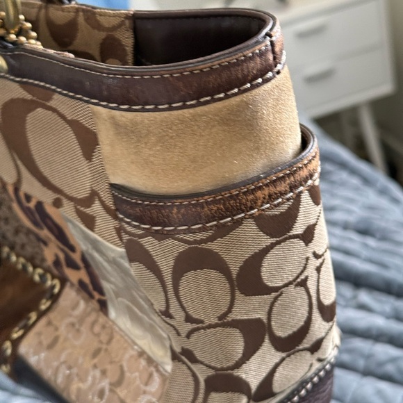 Coach Patchwork Tote bag - Picture 6 of 8